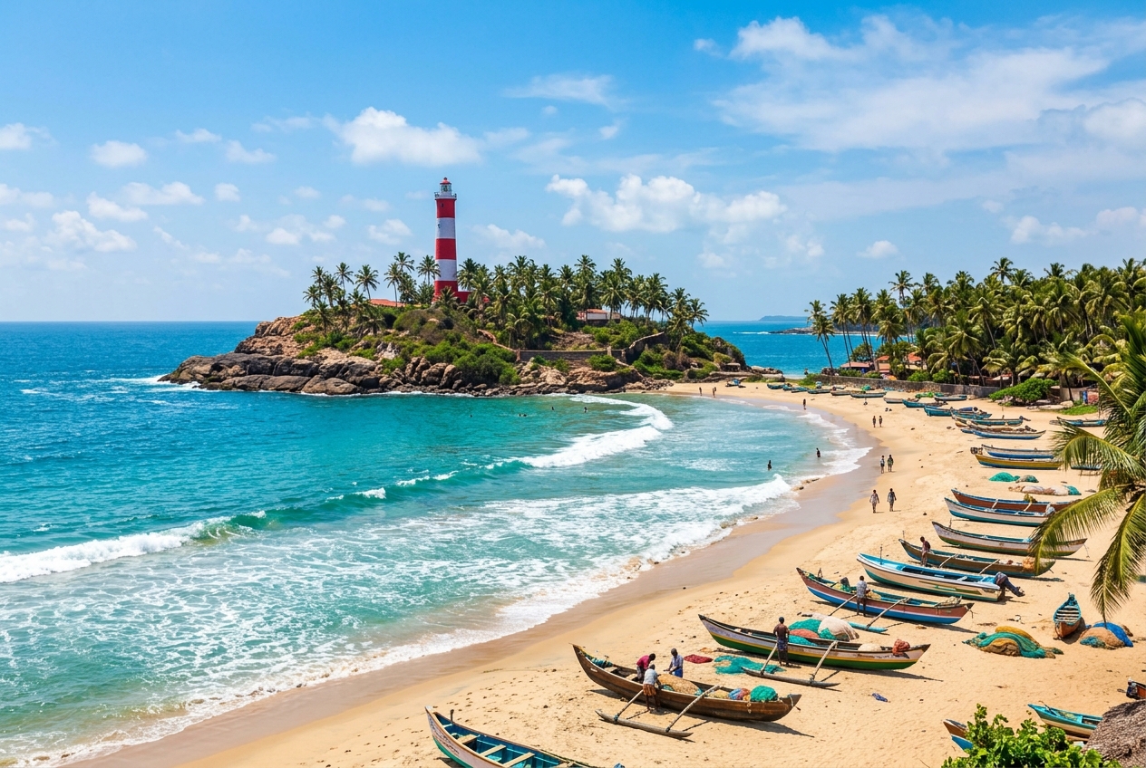 Kovalam Beach Riviera — Trove Trails Kerala