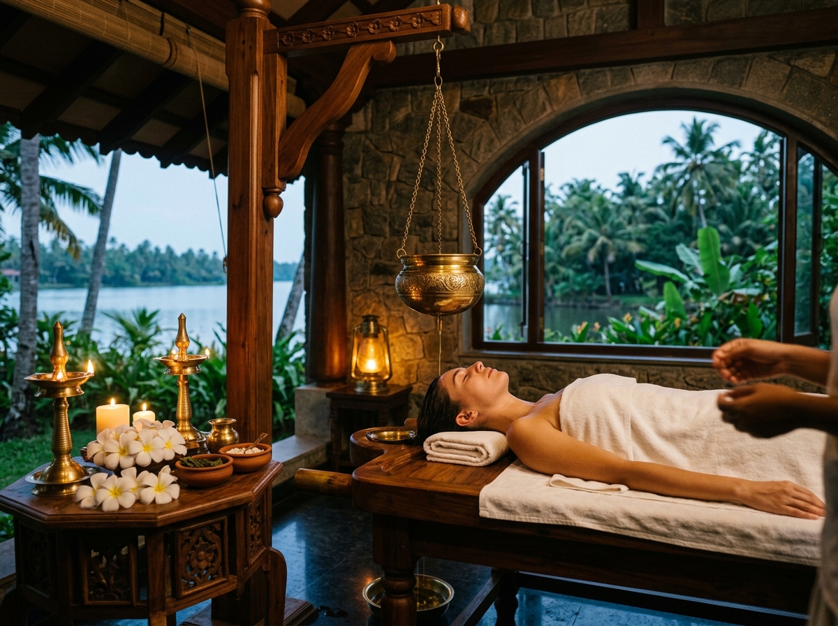 Varkala Cliff Ayurvedic Healing & Sound Therapy Escape
